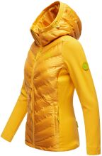 Navahoo Nimm mich mit Womens Fleece Hybrid Jacket Trekking Gelb-Gr.XL