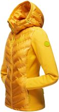 Navahoo Nimm mich mit Womens Fleece Hybrid Jacket Trekking Gelb-Gr.XL