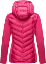 Navahoo Nimm mich mit Damen Fleece Hybrid Jacke Trekking Wanderjacke Pink-Gr.XS
