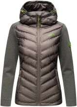 Navahoo Nimm mich mit Womens Fleece Hybrid Jacket Trekking Dunkelgrau-Gr.XL