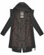 Navahoo Josinaa ladies spring jacket light coat with hood - Anthracite-Gr.XL