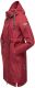 Navahoo Josinaa ladies spring jacket light coat with hood - Bordeaux-Gr.XL