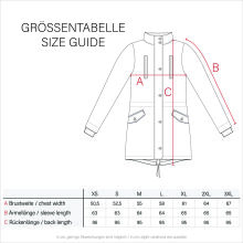 Navahoo Josinaa Damen Übergangs Mantel Olive-Gr.XL