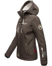 Marikoo Kleine Zicke Damen Softshell Frühling Übergangs Jacke Anthrazit-Gr.XS