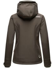 Marikoo Kleine Zicke Damen Softshell Frühling Übergangs Jacke Anthrazit-Gr.XXL