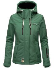 Marikoo Kleinezicke Damen Softshell Jacke Dus.Grün-Gr.XXL