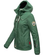 Marikoo Kleinezicke Damen Softshell Jacke Dus.Grün-Gr.XXL