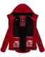 Marikoo Kleinezicke Damen Softshell Jacke Rot-Gr.XL