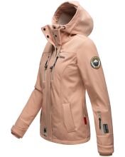 Marikoo Kleinezicke Damen Softshell Jacke Rosa-Gr.XXL