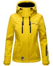 Marikoo Kleinezicke Damen Softshell Jacke Gelb-Gr.XS