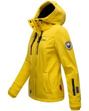 Marikoo Kleinezicke Damen Softshell Jacke Gelb-Gr.XL