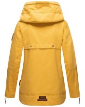 Navahoo Wekoo Damen Übergangsjacke mit Kapuze Senfgelb Größe XXL - Gr. 44