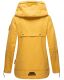 Navahoo Wekoo Damen Übergangsjacke mit Kapuze Senfgelb Größe XXL - Gr. 44