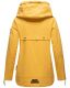 Navahoo Wekoo Damen Übergangsjacke mit Kapuze Senfgelb Muster Größe S - Gr. 36