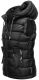 Marikoo Taisaa Damen Stepp Weste Übergangsjacke - Schwarz-Gr.XL
