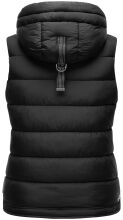 Marikoo Taisaa Damen Stepp Weste Übergangsjacke - Schwarz-Gr.XXL