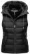 Marikoo Taisaa Damen Stepp Weste Übergangsjacke - Schwarz-Gr.XXL