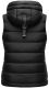 Marikoo Taisaa Damen Stepp Weste Übergangsjacke - Schwarz-Gr.XXL