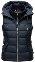 Marikoo Taisaa Damen Stepp Weste Übergangsjacke - Navy-Gr.XS