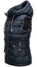Marikoo Taisaa Damen Stepp Weste Übergangsjacke - Navy-Gr.XS