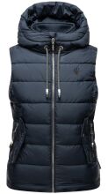 Marikoo Taisaa ladies quilted vest spring jacket - Navy-Gr.S
