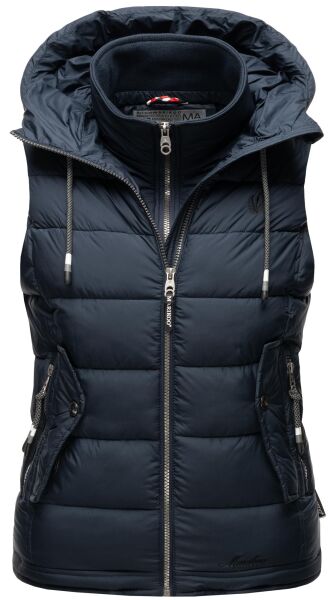 Marikoo Taisaa ladies quilted vest spring jacket - Navy-Gr.XXL