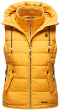 Marikoo Taisaa ladies quilted vest spring jacket - Yellow-Gr.XXL