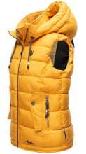 Marikoo Taisaa ladies quilted vest spring jacket - Yellow-Gr.XXL
