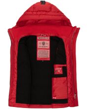 Marikoo Taisaa Damen Stepp Weste Übergangsjacke - Rot-Gr.XXL