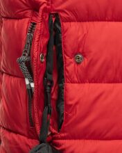 Marikoo Taisaa Damen Stepp Weste Übergangsjacke - Rot-Gr.XXL