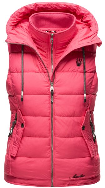 Marikoo Taisaa ladies quilted vest spring jacket - Pink-Gr.XS