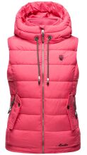 Marikoo Taisaa ladies quilted vest spring jacket - Pink-Gr.XS