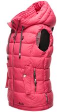 Marikoo Taisaa ladies quilted vest spring jacket - Pink-Gr.XS