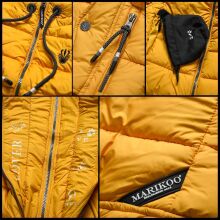 Marikoo Taisaa Damen Stepp Weste Übergangsjacke - Pink-Gr.XXL