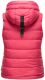 Marikoo Taisaa Damen Stepp Weste Übergangsjacke - Pink-Gr.XXL