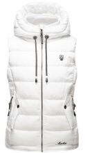 Marikoo Taisaa ladies quilted vest spring jacket - White-Gr.XS