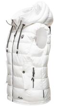 Marikoo Taisaa ladies quilted vest spring jacket - White-Gr.XS
