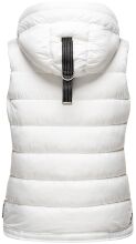 Marikoo Taisaa ladies quilted vest spring jacket - White-Gr.XS