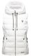 Marikoo Taisaa ladies quilted vest spring jacket - White-Gr.XS