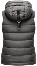 Marikoo Taisaa Damen Stepp Weste Übergangsjacke - Dunkelgrau-Gr.XS