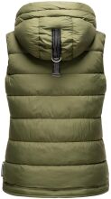 Marikoo Taisaa Damen Stepp Weste Übergangsjacke - Olive-Gr.XXL