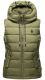 Marikoo Taisaa Damen Stepp Weste Übergangsjacke - Olive-Gr.XXL