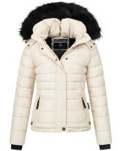 Navahoo Chloe Damen Winterjacke gefüttert Beige Größe XS - Gr. 34