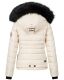 Navahoo Chloe Damen Winterjacke gefüttert Beige Größe XS - Gr. 34