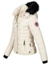 Navahoo Chloe Damen Winterjacke gefüttert Beige Größe XXL - Gr. 44
