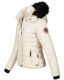 Navahoo Chloe Damen Winterjacke gefüttert Beige Größe XXL - Gr. 44