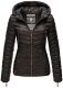 Marikoo Aniyaa Damen Steppjacke mit Kapuze Anthrazit-Gr.XS
