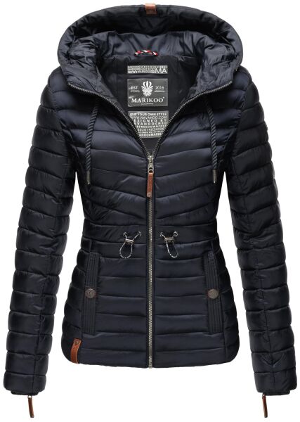 Marikoo Aniyaa ladies hooded quilted jacket Navy-Gr.XS