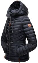 Marikoo Aniyaa ladies hooded quilted jacket Navy-Gr.XS