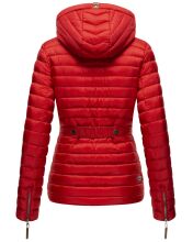 Marikoo Aniyaa Damen Steppjacke mit Kapuze Rot-Gr.XS
